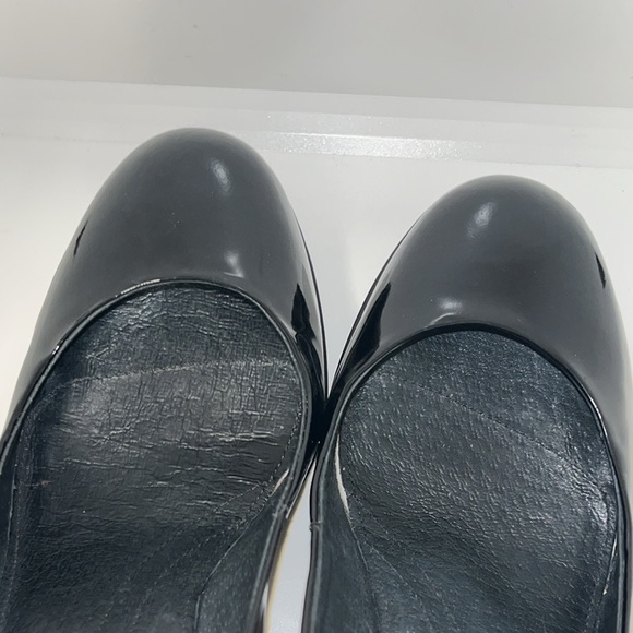 Camper Black Patent Leather Platform Pump Heels Women’s EU 39 US 8.5 - Picture 5 of 14